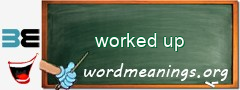 WordMeaning blackboard for worked up